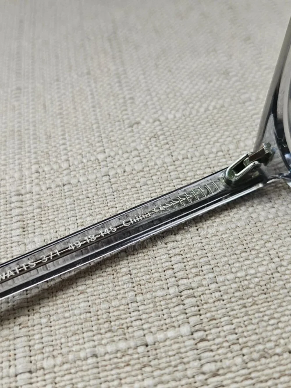 Warby Parker Eyeglasses Frame Gray Tone Eyewear WATTS 311 Unisex Glasses Frame